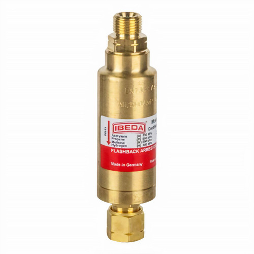 Ibeda Torch End Fuel Gas High Flow Flashback Arrestor