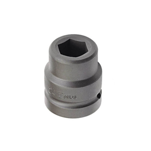 Genius 1” Dr x 22mm C/M Std Impact Socket Metric