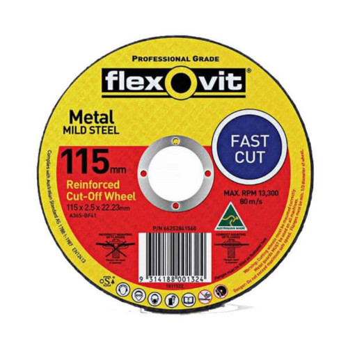 Flexovit FH38 115x2.5x22 GP Metal Cutting Disc