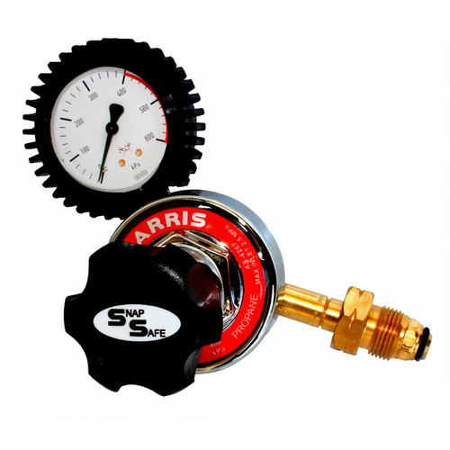Harris 825 LPG Regulator. Side Inlet. 0-400kpa
