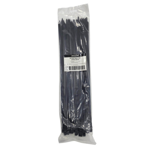 Cable Tie Black 370 x 4.8mm 100pk