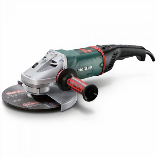 Metabo W 24-230 MVT Angle Grinder 230mm 2400W Rat Tail Rotating Back Handle