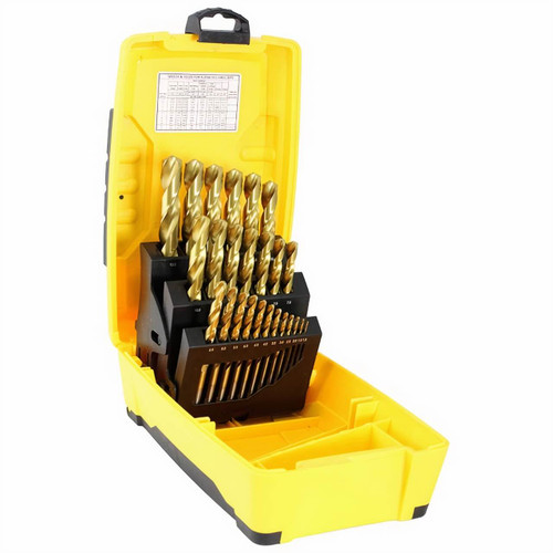 Alpha 1.0-13.0mm Metric Gold Series Tuffbox Drill Set 25pce