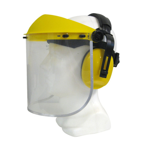 Maxisafe Medium Impact Visor with Earmuffs
