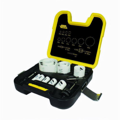 Alpha 13pce Tradies White Pointer Holesaw Kit
