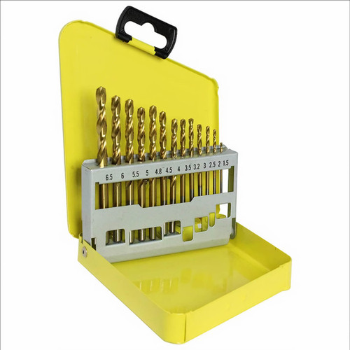Alpha 1.5-6.5mm Metric Gold Series Drill Set 13pce