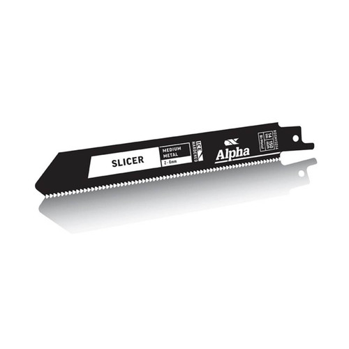 Alpha 150mm 14tpi Slicer Metal Reciprocating Saw Blade 2pk