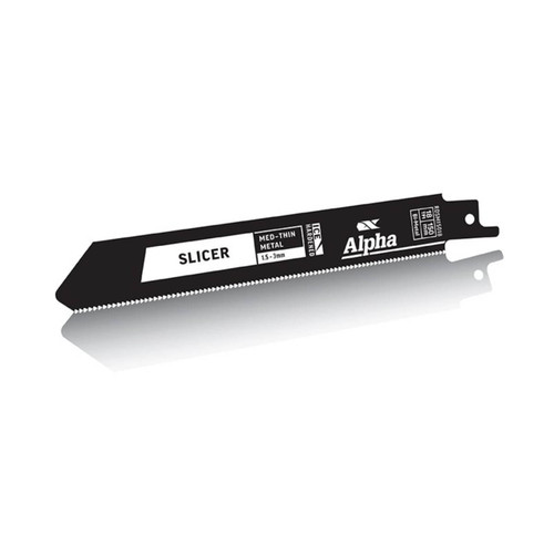 Alpha 150mm 18tpi Slicer Metal Reciprocating Saw Blade 5pk Alpha 150mm 18tpi Slicer Metal Reciprocating Saw Blade 5pk