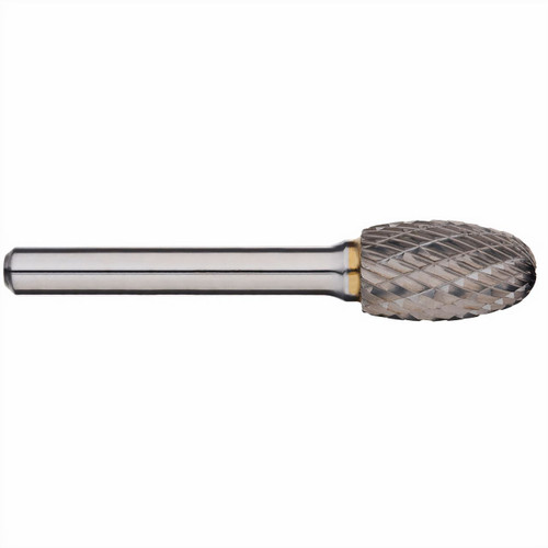 Alpha 1/2/x7/8 Oval Shape Cardibe Burr 1/4 Shank