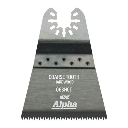 Alpha 63mm Coarse Tooth Hardwood Multi-Tool Blade