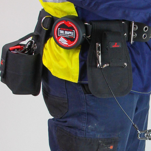 GRIPPS Battery Catch Holster Belt Retractor Kit 4.5kg Max Load