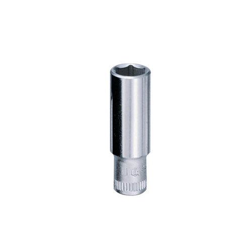 Genius 1/4 Dr X 14mm 6pt C/V Deep Hand Socket Metric