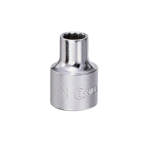 Genius 3/8 Dr x 1/4 12pt C/V Hand Socket Imperial