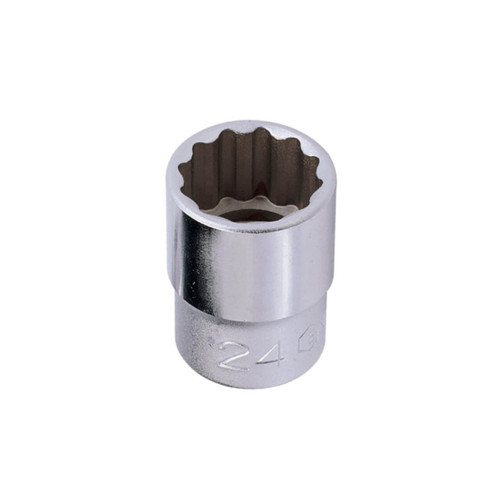 Genius 1/2 Dr x 28mm 12pt C/V Hand Socket Metric