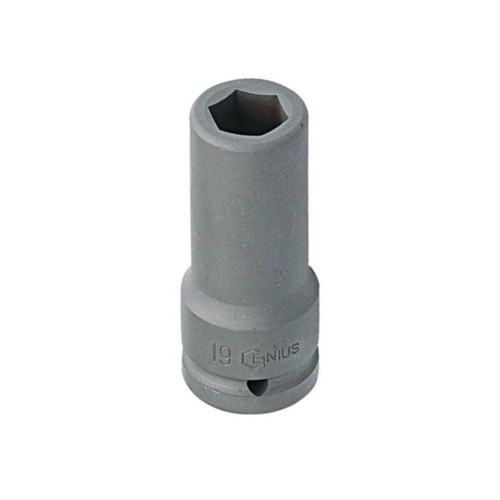 Genius 3/4 Dr x 19mm C/M Deep Impact Socket Metric