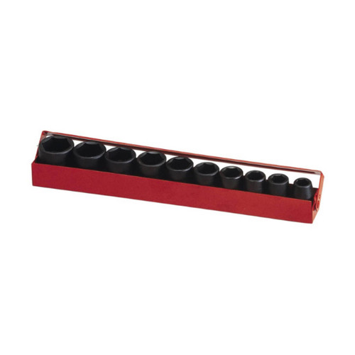 Genius 11-24mm 1/2 Dr C/V Std Impact Socket Set Metric 10pce