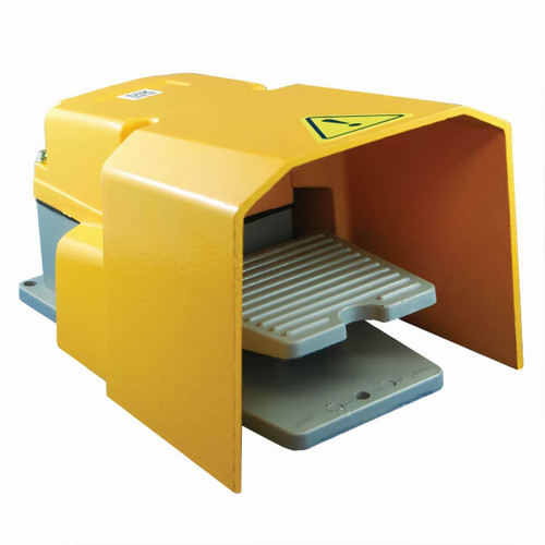 ITM Foot Switch. Yellow. Aluminium Body & Guard