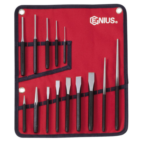 Genius Metric Punch & Chisel Set 14pce
