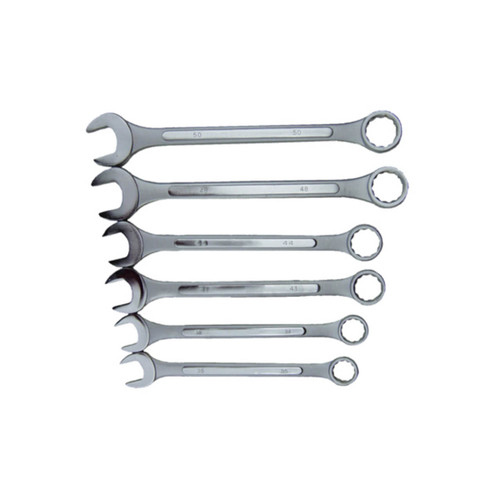 Mako 35-50mm Jumbo Spanner Set Metric 6pce