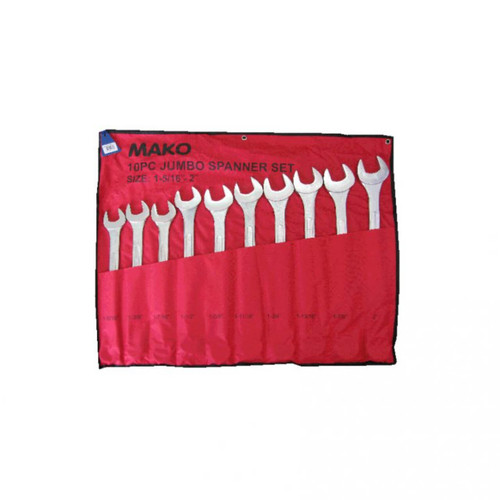 Mako 33-50mm Jumbo Combination Spanner Metric 10pce