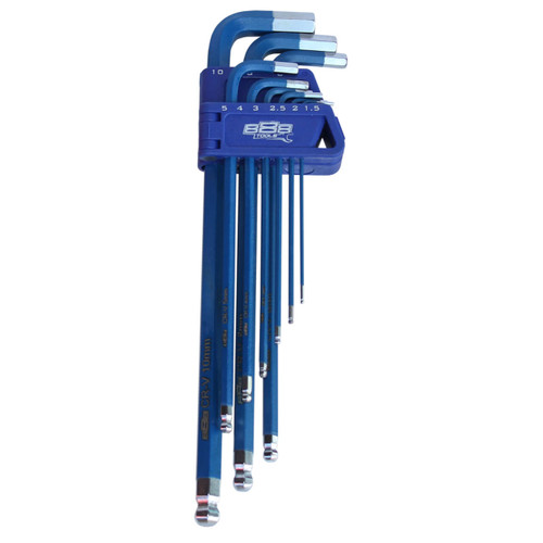 888 Tools Ball Point Hex Key Set Long Metric 9pce