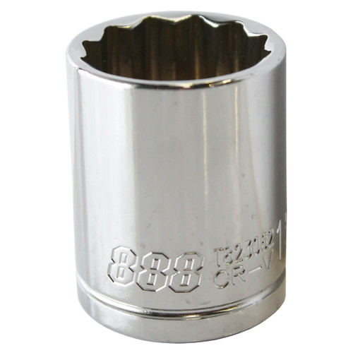 888 Tools 1/2 Dr x 11mm 12pt C/V Hand Socket Metric