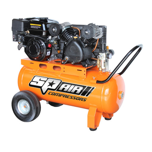 SP Tools 6.5hp 60L Petrol Belt Driven Air Compressor