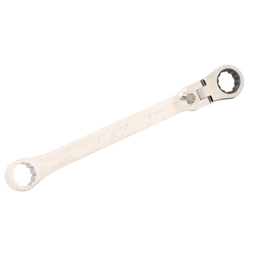 SP Tools 17mm Double Ring Geardrive Flex Head Spanner Metric