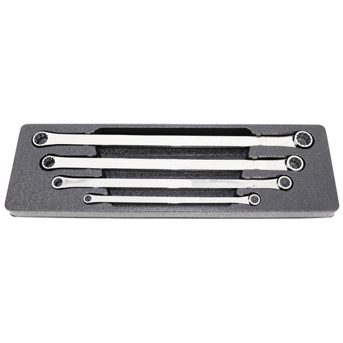 SP Tools 3/8-11/16 Combination Double Ring Spanner Set Imperial 4pce