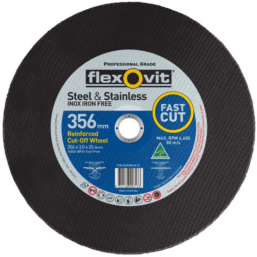 Flexovit A36SB 356x3.0x25.4 Metal Cut Off Wheel