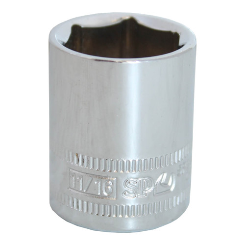 SP Tools 3/8 Dr x 7/16 6pt C/V Hand Socket Imperial