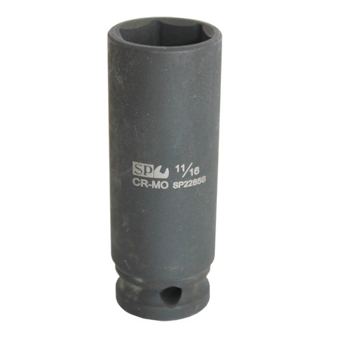 SP Tools 3/8 Dr x 7/16 6pt Deep Impact Socket Imperial