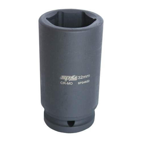SP Tools 3/4 Dr x 30mm 6pt Deep Impact Socket Metric
