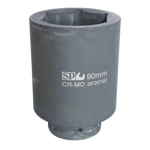 SP Tools 1-1/2 Dr x 73mm 6pt Deep Impact Socket Metric