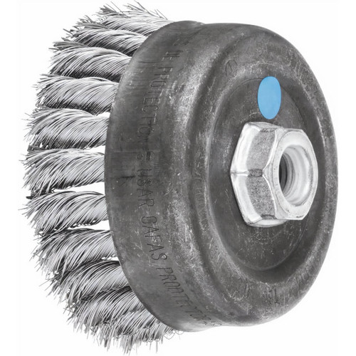 Pferd 100mm S/S Twist Knot Cup Brush M14