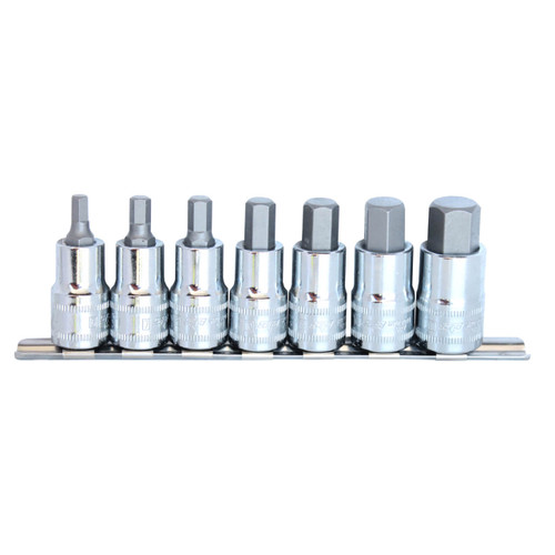 SP Tools 1/2 Dr Inhex Socket Rail Set Metric 7pce