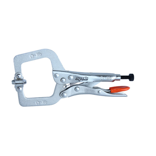 SP Tools 150mm C Clamp Swivel Pad Locking Pliers