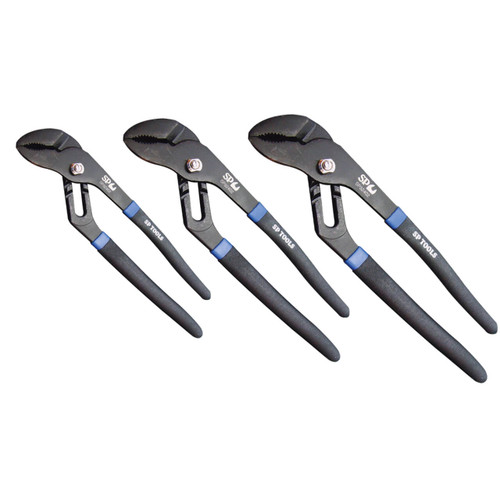 SP Tools Adjustable Multigrip Plier Set 3pce