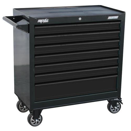 SP Tools 7 Drawer Sumo Series Roller Cabinet Black