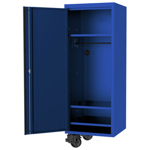 SP Tools 27” 3 Shelf & Hanger USA Sumo Series Side Cabinet Black & Blue