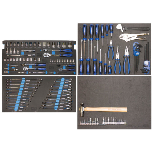 SP Tools Metric Foam Tray Tool Kit 137pce Suit SP40101