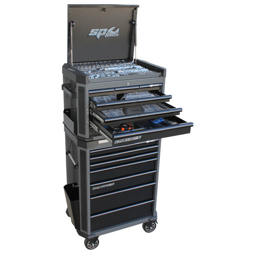 SP Tools Diamond Black Roller Cabinet Tool Kit Metric & SAE 336pce