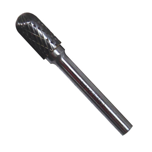 SP Tools 10x20mm Cylindrical Ball Nose Carbide Burr 1/4 Shank