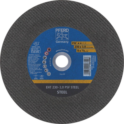 Pferd EHT A24P PSF 230x3x22  Metal Cutting Disc
