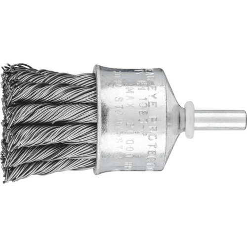 Pferd 30x28x6mm Shank Mounted End Brush TK Steel