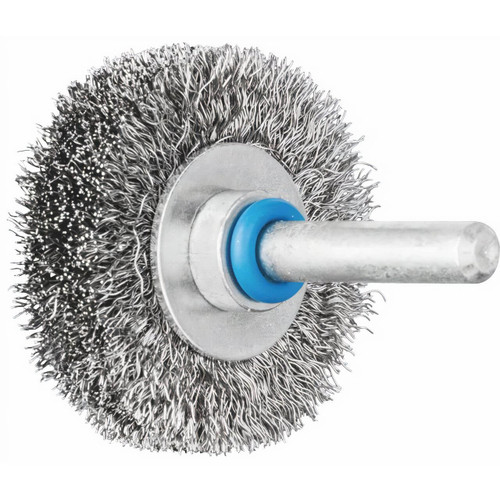 Pferd 40x9x6mm Shaft Mounted Crimped S/Steel Wire Brush