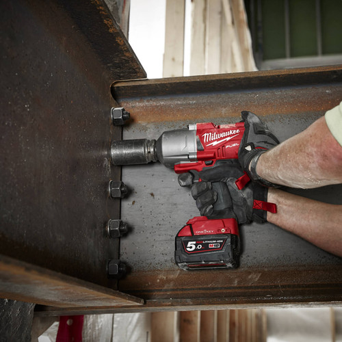 Milwaukee M18 Fuel One-Key Cordless 1/2 High Torque Impact Wrench With Pin Detent Skin Only