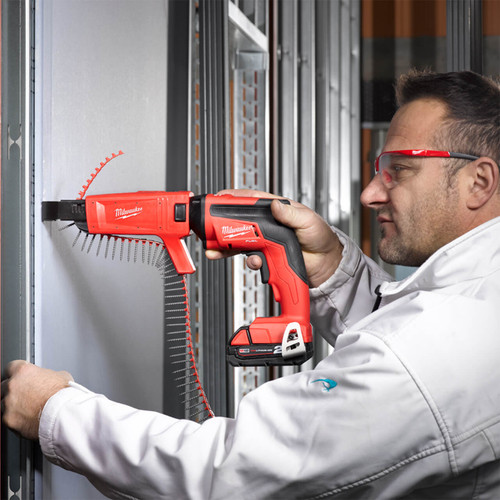 Milwaukee M18 Fuel Cordless Drywall Screw Gun W/ Collated Attachment Skin Only