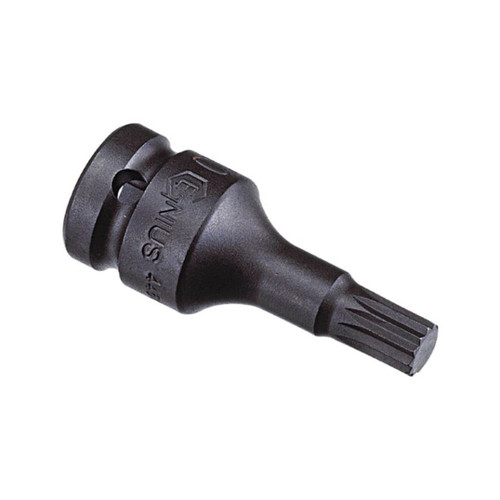 Genius 1/2 Dr M12 Spline Head Impact Driver 76mmL