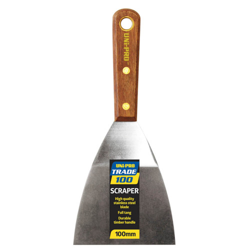 UNi-PRO Trade Stainless Steel Scraper 100mm